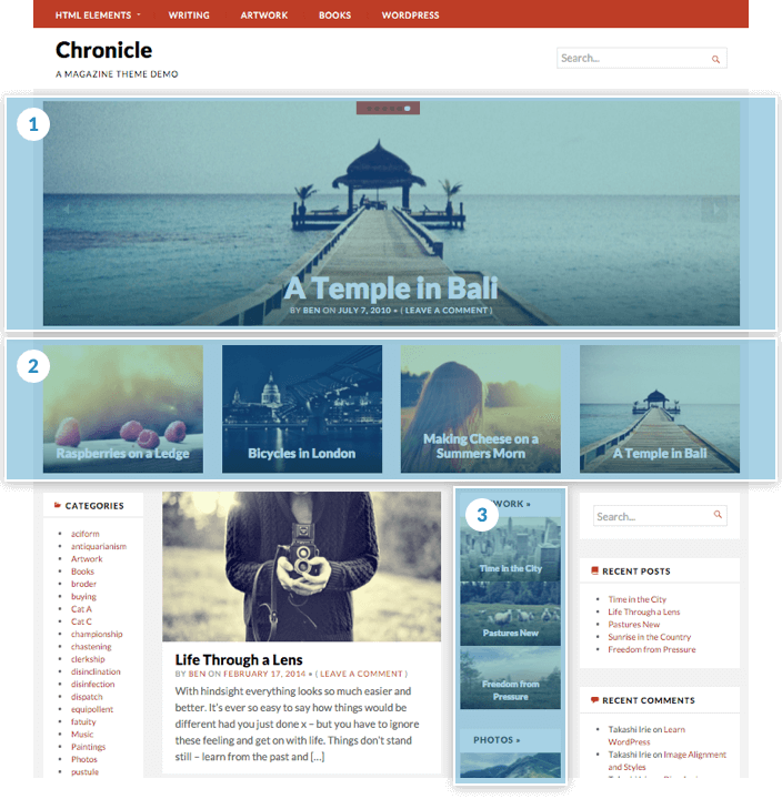 Chronicle Homepage Layout